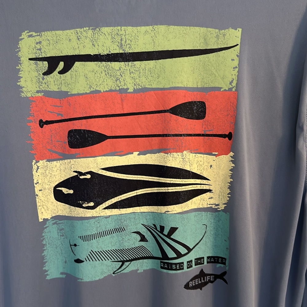 Men’s Reel Life Long Sleeve Shirt Size XL - Picture 3 of 4